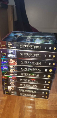 Supernatural 1-9 1 2 3 4 5 6 7 8 9 complete excellent dvd TV ser