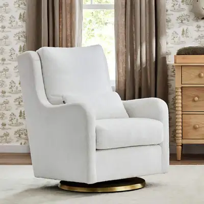 Brand New and Unused from Crate and Barrel. This modern swivel glider was exclusively designed for u...
