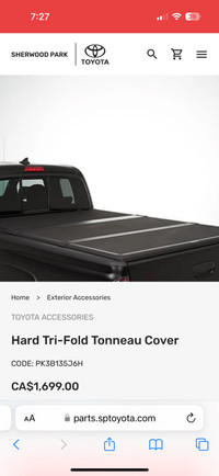 Tri Fold, Hard Tonneau Cover