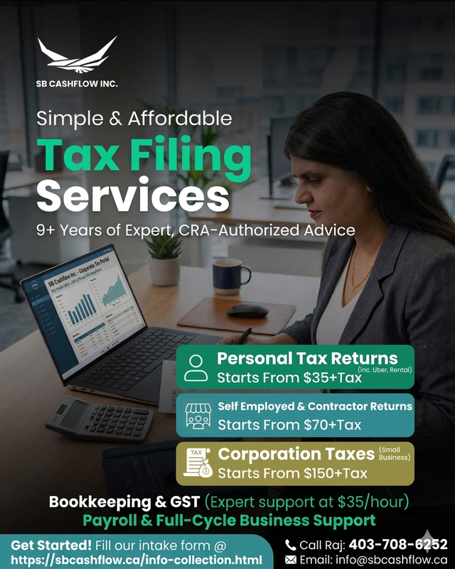 Personal & Corporate Tax Returns | Starting at $35 in Financial & Legal in Calgary - Image 3