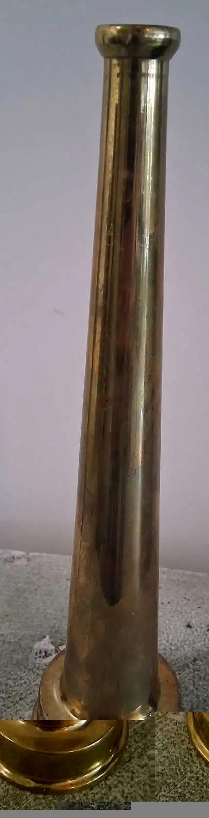 ANTIQUE BRASS FIRE HOSE NOZZLE64840219094402121