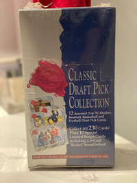 1991 Factory Sealed Classic Draft Pick Collection Sports Cards
