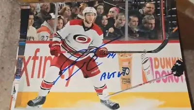 Jaccob Slavin signed 8x10 photos Hurricanes Hockey, View more