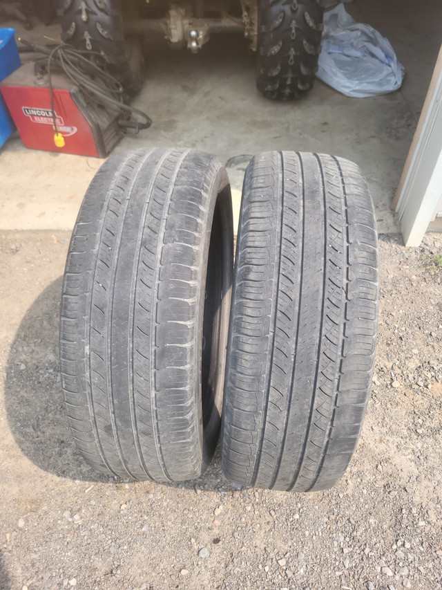 Pair of Michelin 245/50R-20 Tires in Tires & Rims in Peterborough