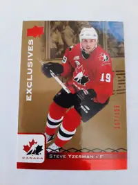 Steve Yzerman #/199 2017 Upper Deck Team Canada Juniors Card