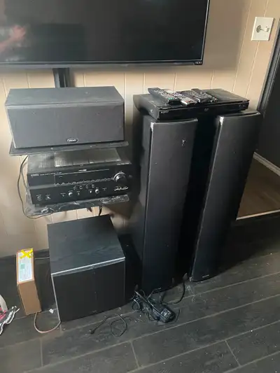 Stereo equipment for a steal.  Polk and Yamaha., View more