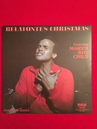 Harry Belafonte: Belafonte's Christmas LP VG+/VG++ Canada RCA