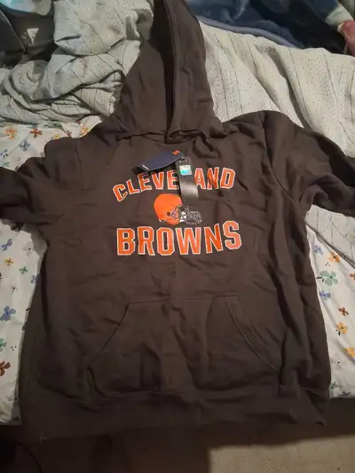 Large nfl.com official Cleveland browns hoodie., View more