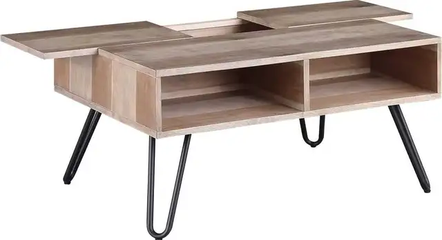 Coffee Table for Living Room, Slide Top Coffee Tables, Rustic N in Coffee Tables in City of Montréal - Image 3