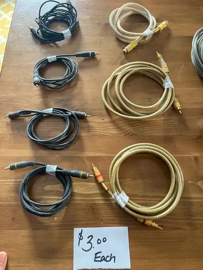audio video cables , View more
