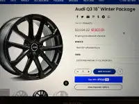 Winter wheels & tires; Audi Q3