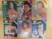 WWE/WWF Magazines 80's and 90's