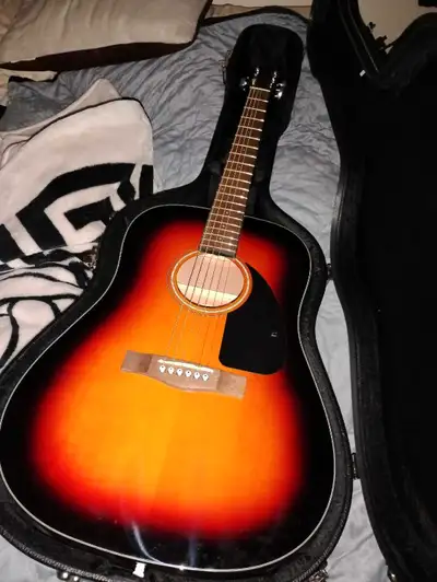 Fender Acoustic Guitar with Case, View more