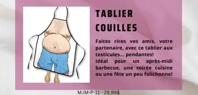 Tablier Couilles, View more