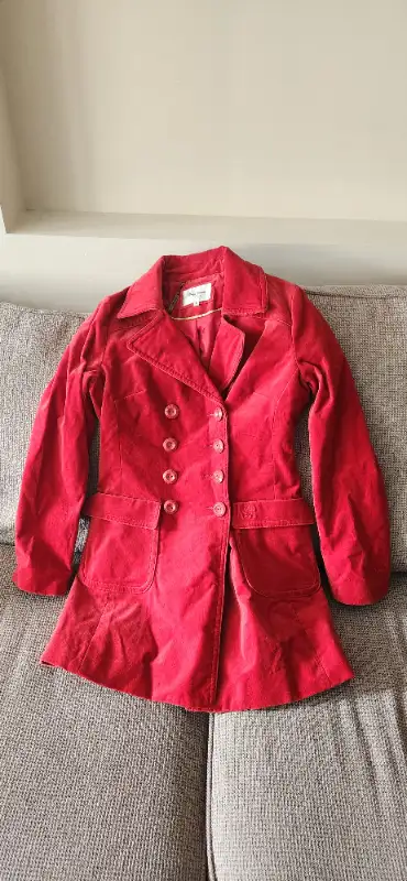 Vintage PEPE JEANS Womens  Double Breasted Jacket Red!, View more