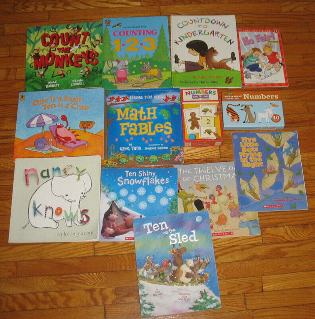 PreK-3 Math,Counting ,Time, Shapes,Matching bks Teacher Resource in Children & Young Adult in Norfolk County - Image 2