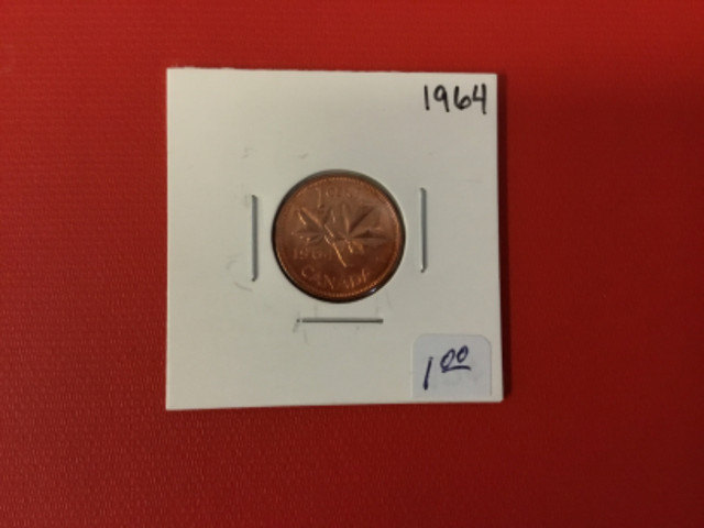 1964 Canada Small Penny in Arts & Collectibles in Mississauga / Peel Region