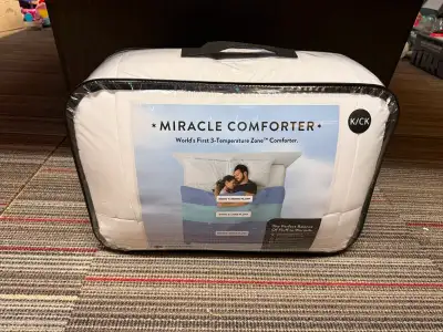 B4 / NEW - Miracle Comforter California King Size, View more