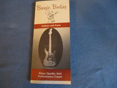 BOOGIE BODIES GUITARS & PARTS-1979 VINTAGE BROCHURE-NECKS-BODIES, View more