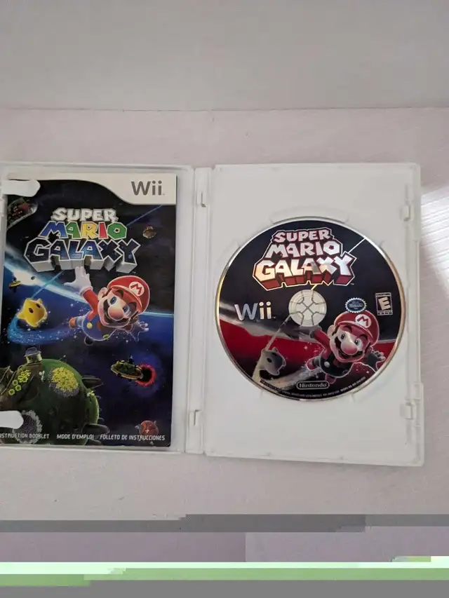 Wii video game Super Mario Galaxy tested and works Nintendo  in Nintendo Wii in Charlottetown - Image 3