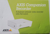 Axis Companion 4TB recorder for camera with POE network ports