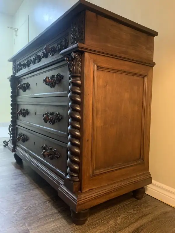 ANTIQUE HAND CARVED EUROPEAN MASSIVE DRESSER $2495 FIRM in Dressers & Wardrobes in City of Toronto - Image 4