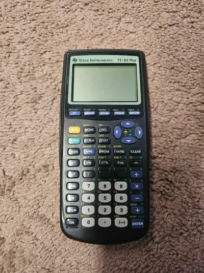 ti83 plus graphing calculator , View more