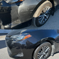 Mobile auto body paint and bumper repair