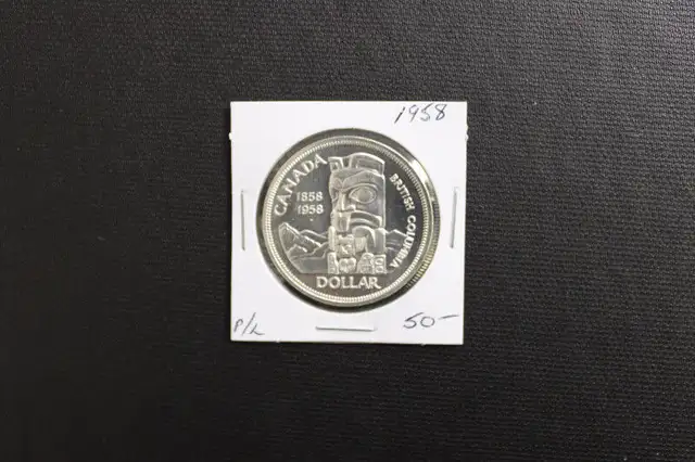 Canada 1958 Silver      Dollar in Arts & Collectibles in Mississauga / Peel Region - Image 2