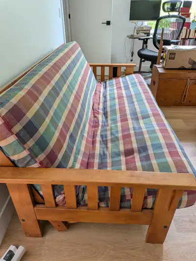 Comfy Wood-Frame Futon, View more