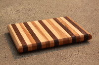 Maple & walnut edge grain cutting board