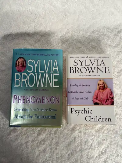 2 Books by Sylvia Browne – Paranormal & Psychic Children, View more