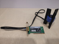 Linksys Wireless-N PCI Adapter WMP300N network adapter - $50