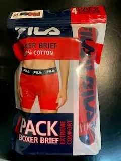 FILA BOXER BRIEFS - 4 PACK - NEW, View more