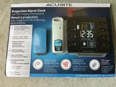 BRAND NEW PROJECTION ALARM CLOCK, View more