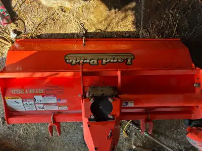 I have a land price rtr1258 3 point hitch tiller was used on a kubota b2650 a couple of times always...