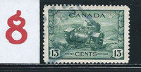 TIMBRES CANADA No. 258 Bel Assortiment (87HNnkGV84532)