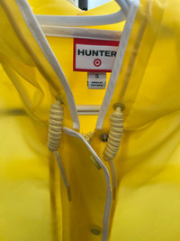 Women's Size Small Yellow Transparent HUNTER Raincoat