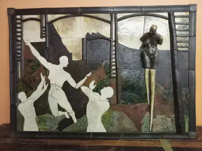 LARGE RAKU 48"x 34"  By Hock Wee, View more