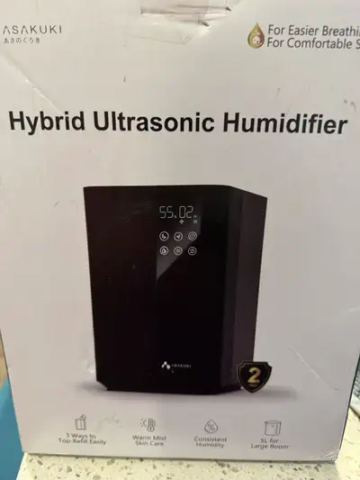 hybrid warm and cool mist humidifier 5L, View more