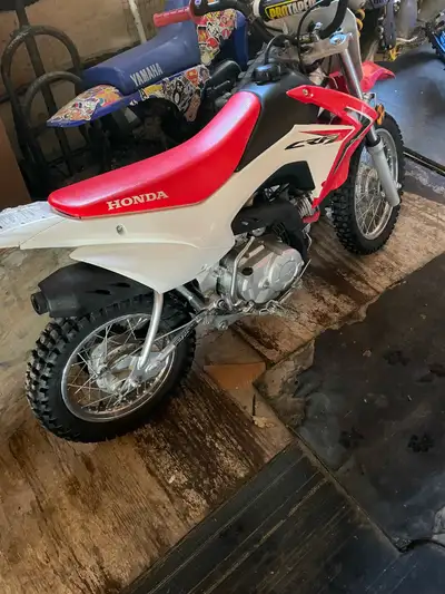 Bought brand new in 2020 sat around since comes with ownership in hand . Will need carb clean .