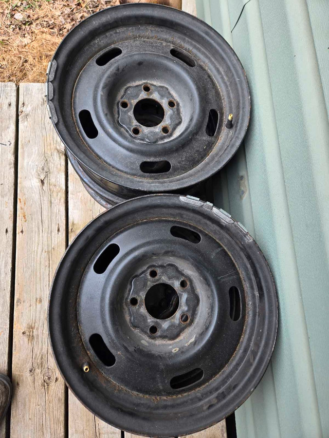 15" Steel Rims (4) in Tires & Rims in Sudbury