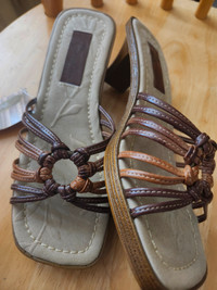 Genuine leather sandals