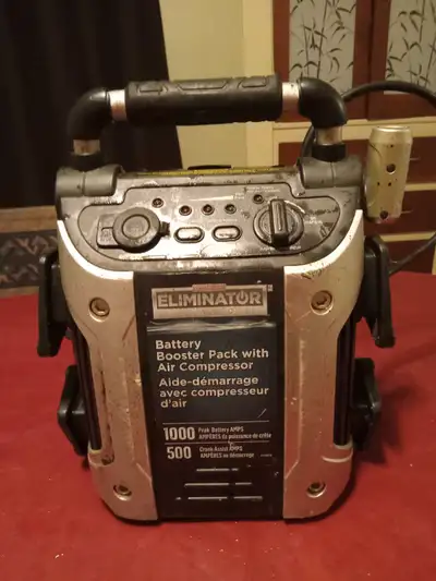 MotoMaster Eliminator Booster Pack with Air Compressor, 1000A, View more