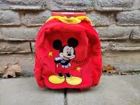 Mickey Mouse School Bag Soft Plush Backpack