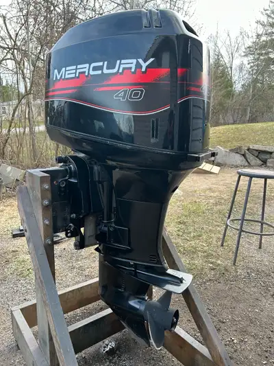 1999 Mercury 40hp outboard, oil injected 2 stroke, rare short shaft, 15” transom, power trim, electr...