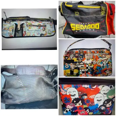 Price is listed after each item, more pictures upon request. Obo. PUG DOG TONGUE OUT HANDBAG PURSE S...