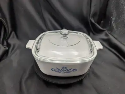 CorningWare Blue Cornflower 1.5 Qt Casserole Dish with Pyrex Lid, View more