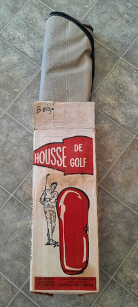 Housse de golf.