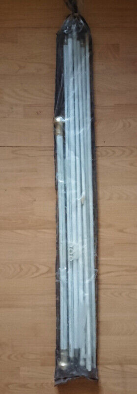 White Metal Curtain Rods - 6 pack in Other in Oshawa / Durham Region